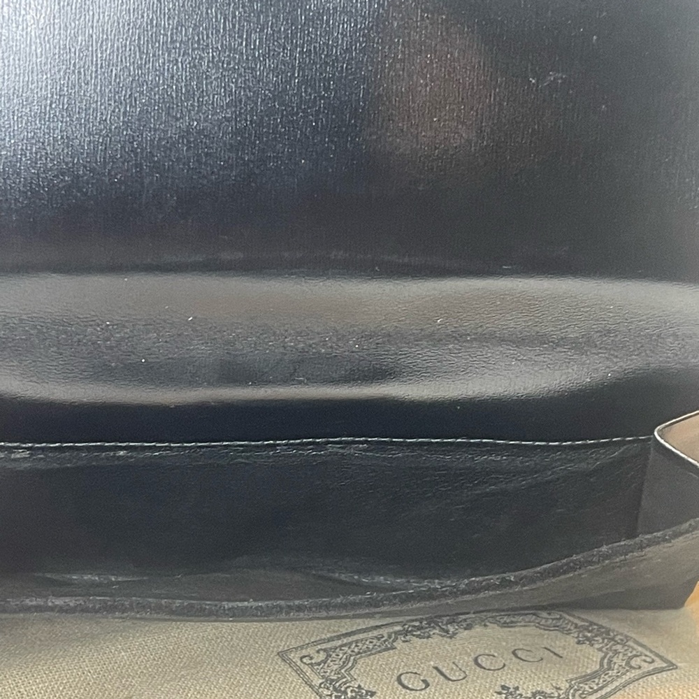 Gucci SoHo Classy Black Suede & Leather Long Sleek Wallet Full Inclusion EUC 🖤 - Picture 5 of 11